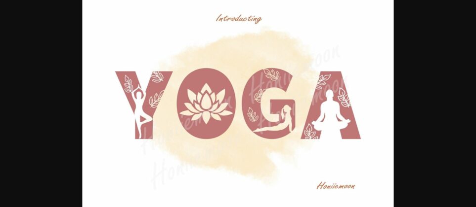 Yoga Font Poster 3