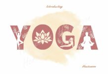 Yoga Font Poster 1