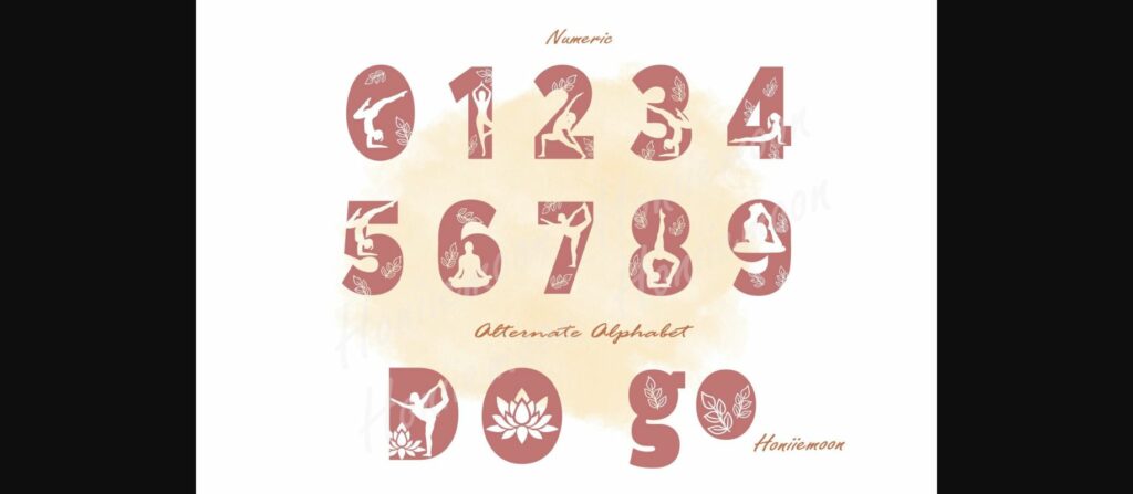 Yoga Font Poster 6