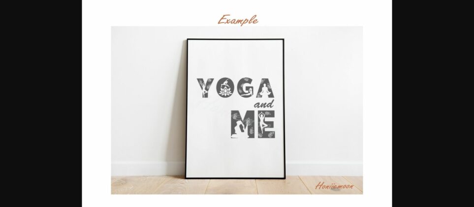 Yoga Font Poster 7