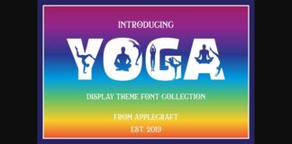 Yoga Font Poster 1