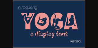 Yoga Font Poster 1