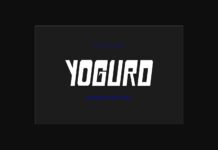 Yogurd Font Poster 1