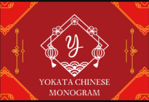Yokata Chinese Monogram Font Poster 1