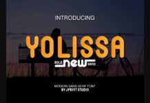 Yolissa Font Poster 1