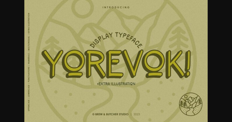 Yorevok Font Poster 3