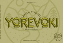 Yorevok Font Poster 1