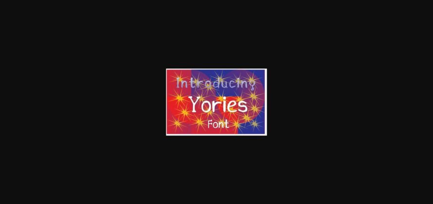 Yories Font Poster 3