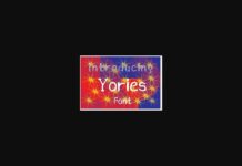 Yories Font Poster 1
