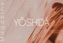 Yoshida Magazine Font Poster 1