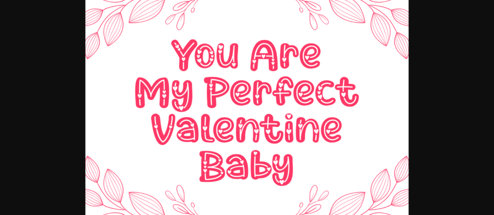You Are My Lovely Font Poster 7