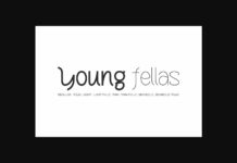 Young Fellas Font Poster 1