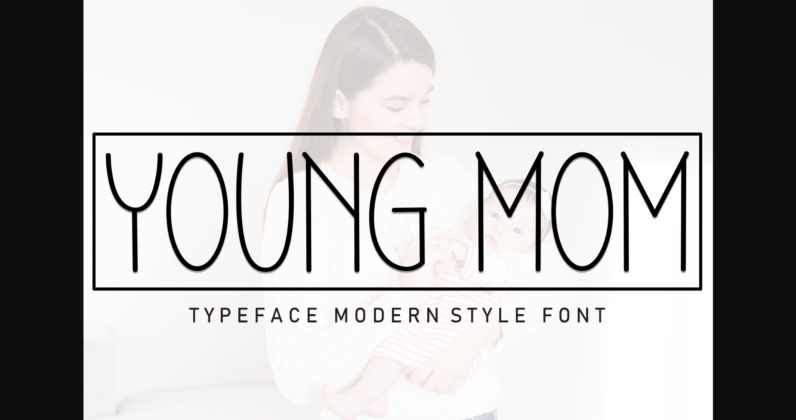 Young Mom Font Poster 3