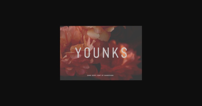 Younks Font Poster 3