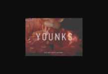 Younks Font Poster 1