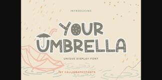 Your Umbrella Font Poster 1