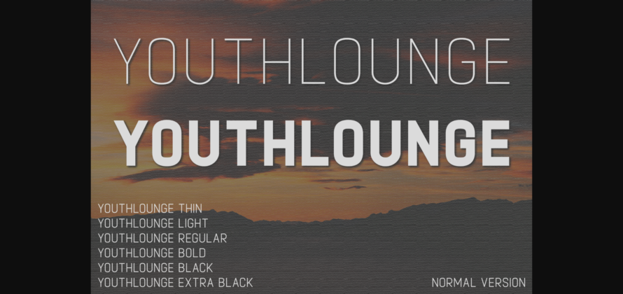 Youthlounge Font Poster 1