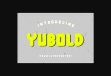 Yubold Font Poster 1