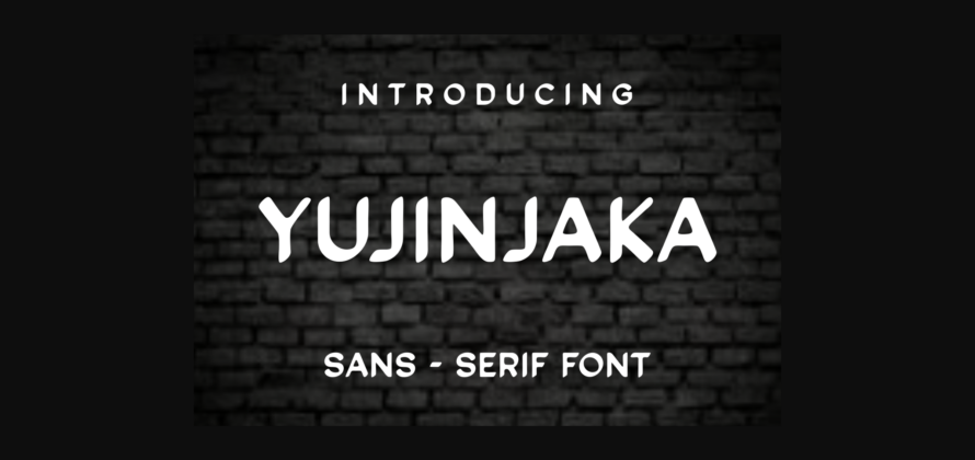 Yujinjaka Font Poster 3