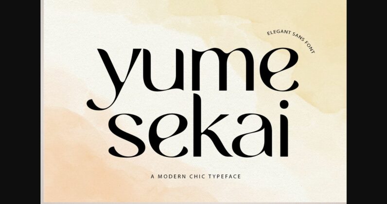 Yumesekai Font Poster 3