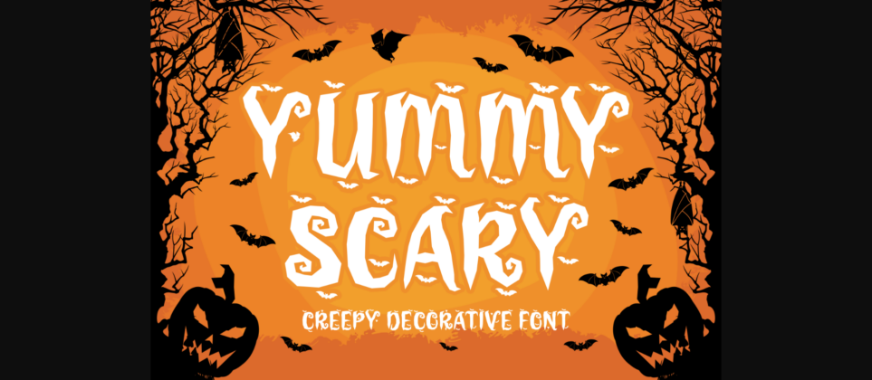 Yummy Scary Font Poster 3