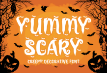 Yummy Scary Font Poster 1
