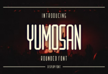 Yumosan Font Poster 1