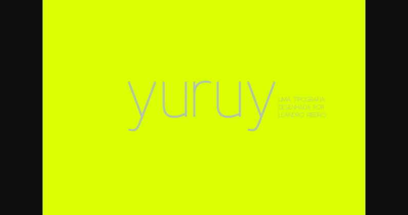 Yuruy Font Poster 3