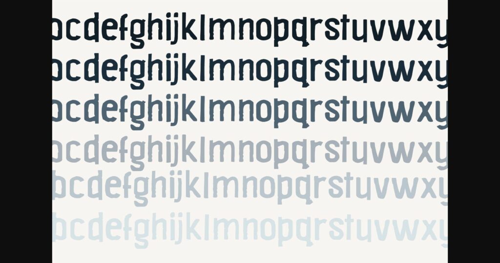 ZP Blaggard Font Poster 7