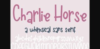 ZP Charlie Horse Font Poster 1