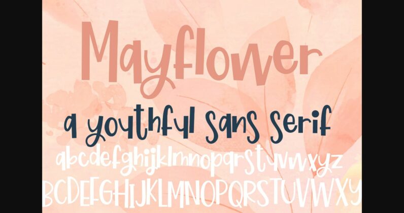 ZP Mayflower Font Poster 3