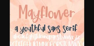 ZP Mayflower Font Poster 1
