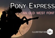Pony Express Font Poster 1