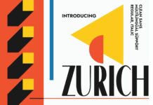 Zurich Font Poster 1