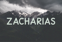 Zacharias Font Poster 1