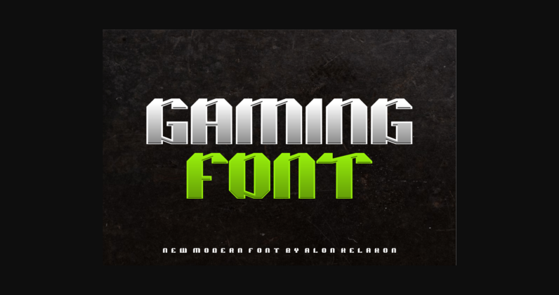 Zaeros Gaming Font Poster 4