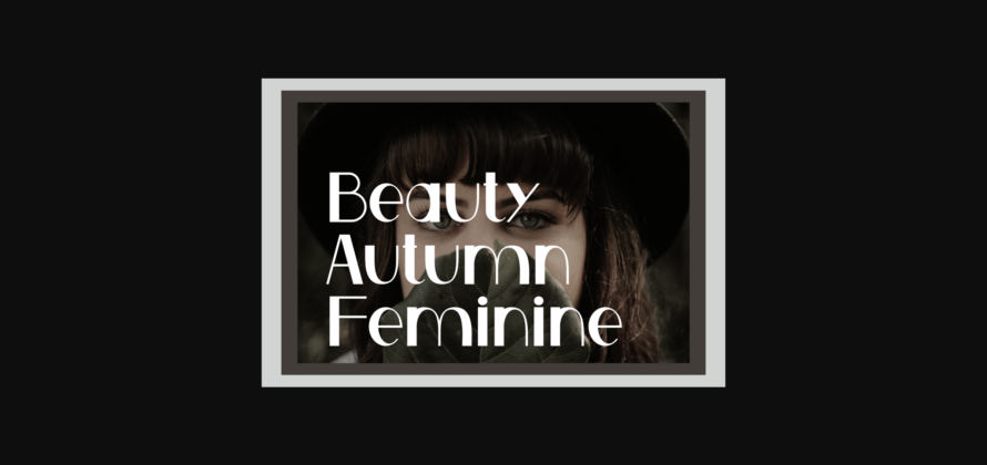 Zaida Autumn Font Poster 7