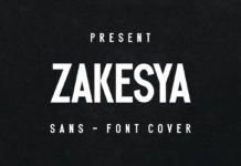 Zakesya Font Poster 1