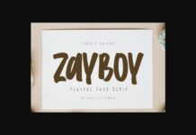 Zayboy Font Poster 1