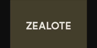Zealote Font Poster 1
