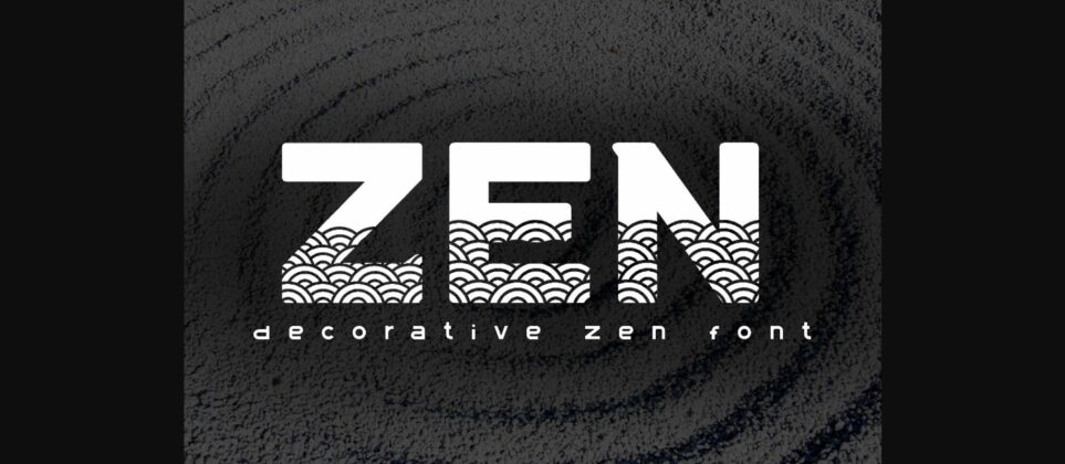 Zen Font Poster 3