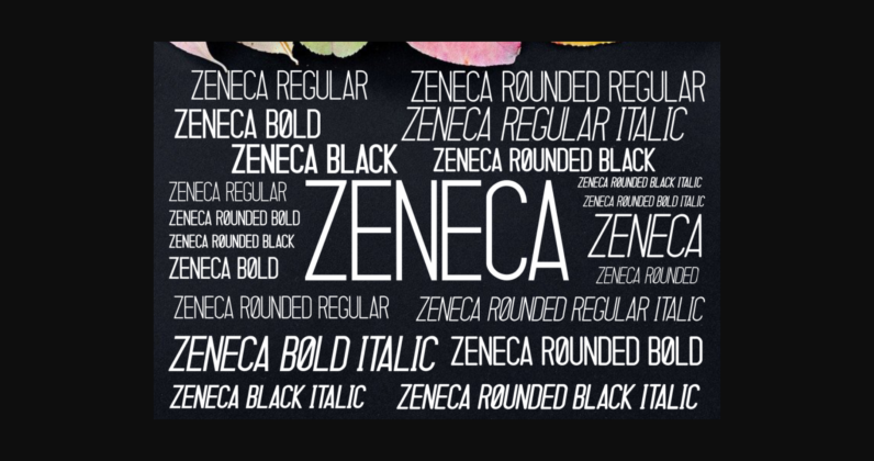 Zeneca Font Poster 5