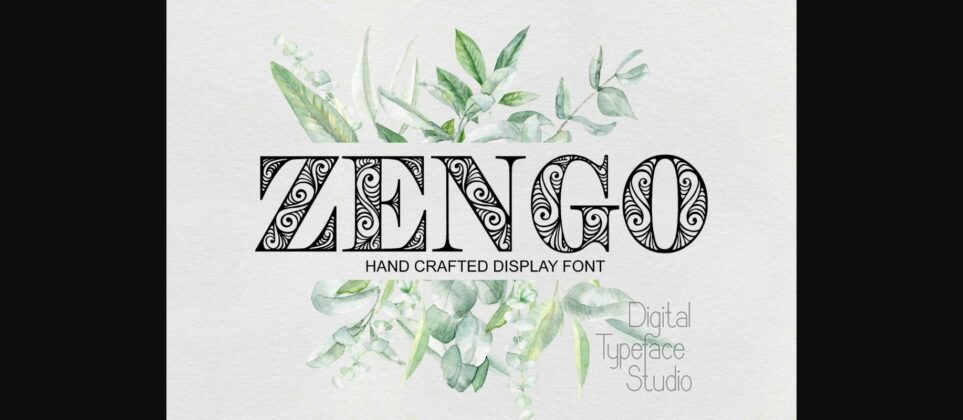 Zengo Font Poster 3