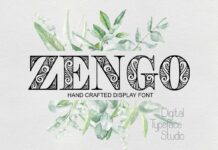 Zengo Font Poster 1