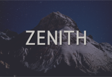 Zenith Font Poster 1