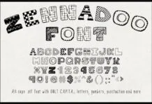 Zennadoo Font Zennadoo Font Poster 1