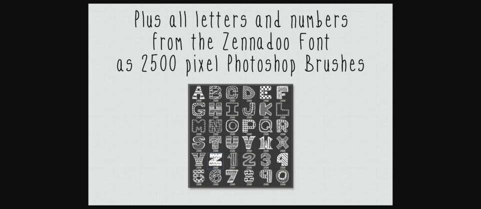 Zennadoo Font Poster 9