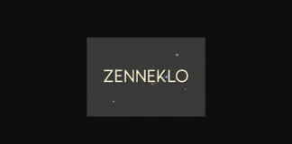 Zenneklo Font Poster 1