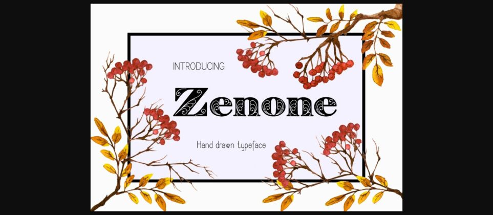 Zenone Font Poster 4