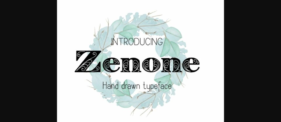 Zenone Font Poster 3